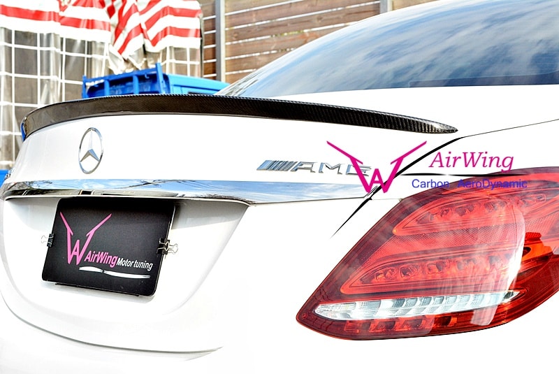 Benz W205 - AMG carbon trunk spoiler 04